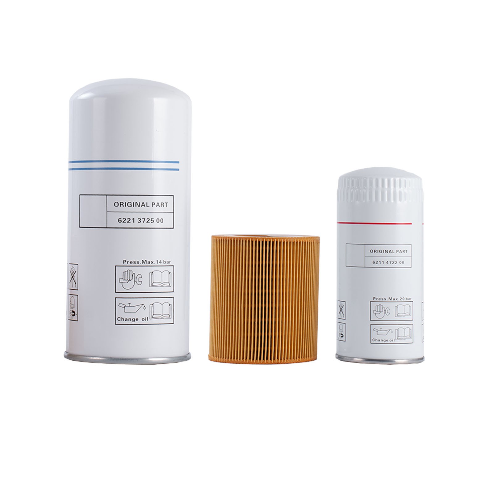 NEW For Quincy CP Compressor 6221-3725-00 6211-4722-00 6211-4723-00 Filter Kit