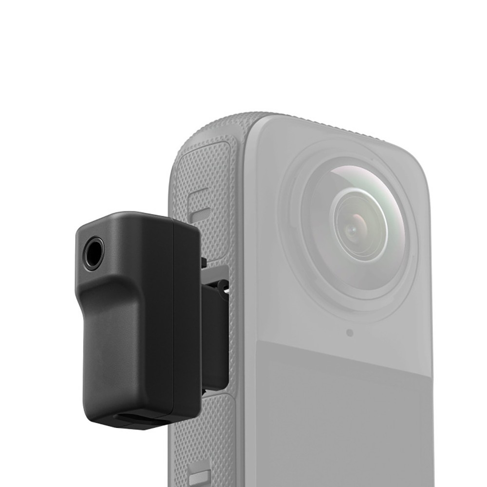 For Insta360 X4 Camera Mic Adapter Audio Microphone Adapter USB Type-c Charging