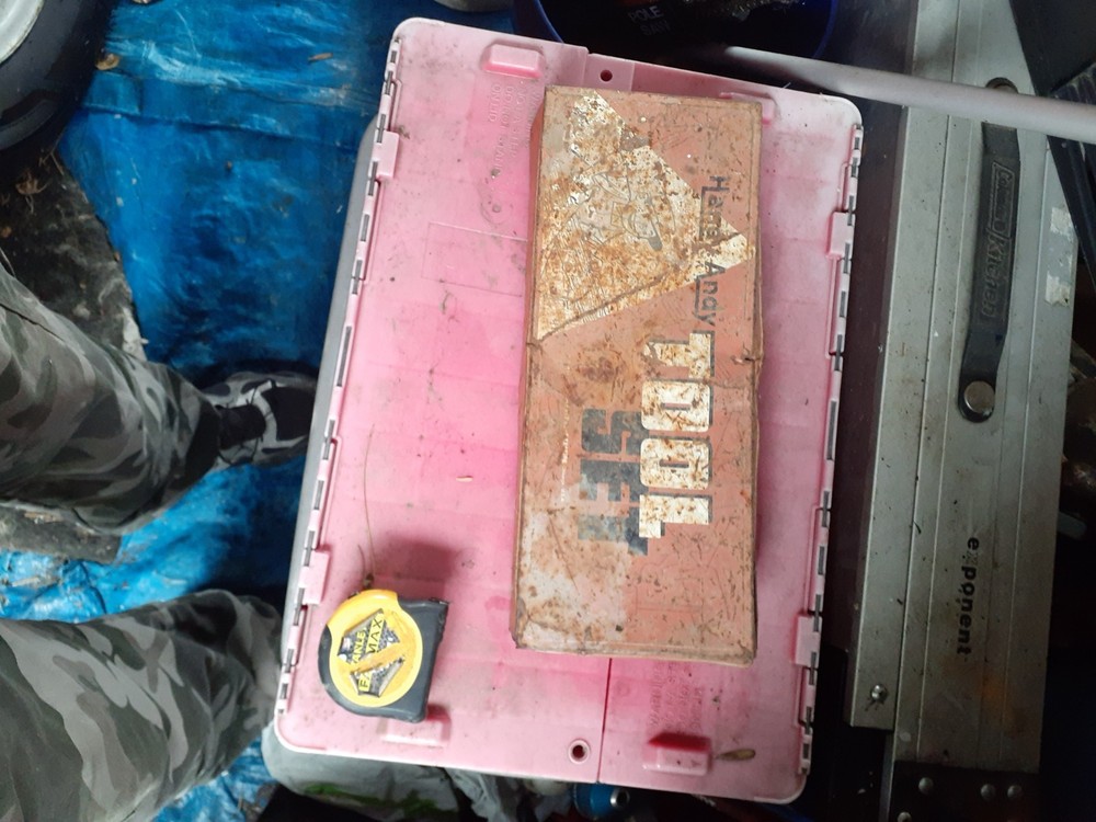 Handy Andy Tool box Tools vintage wrenches