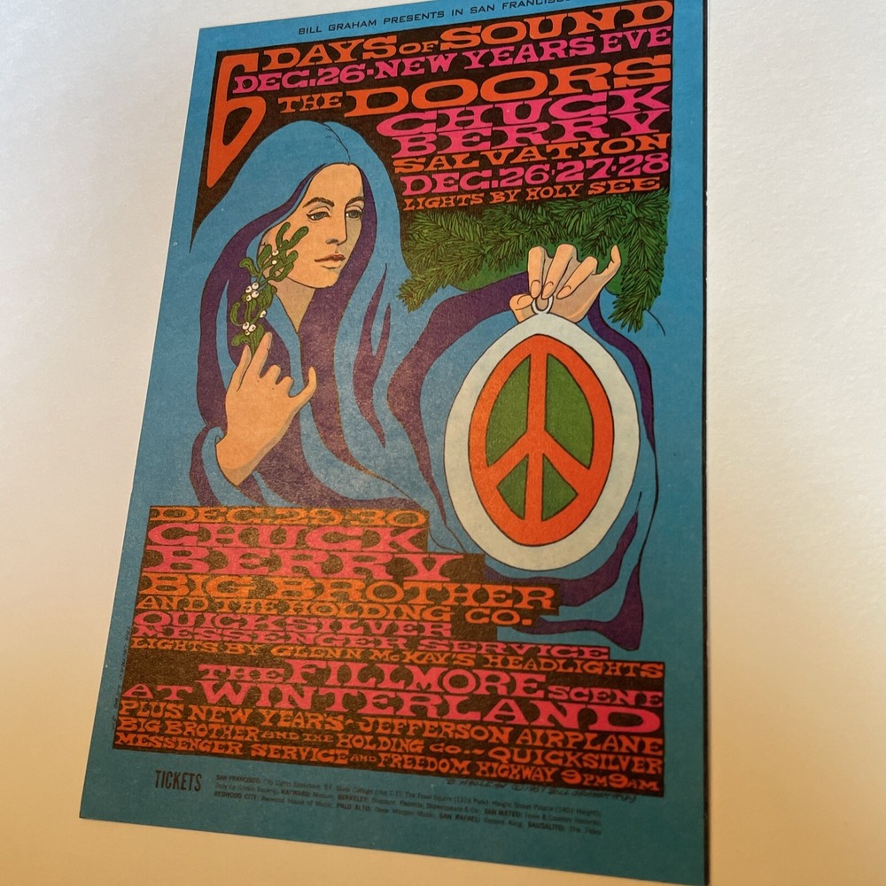 BG #99 The Doors Chuck Berry Postcard B. MacLean