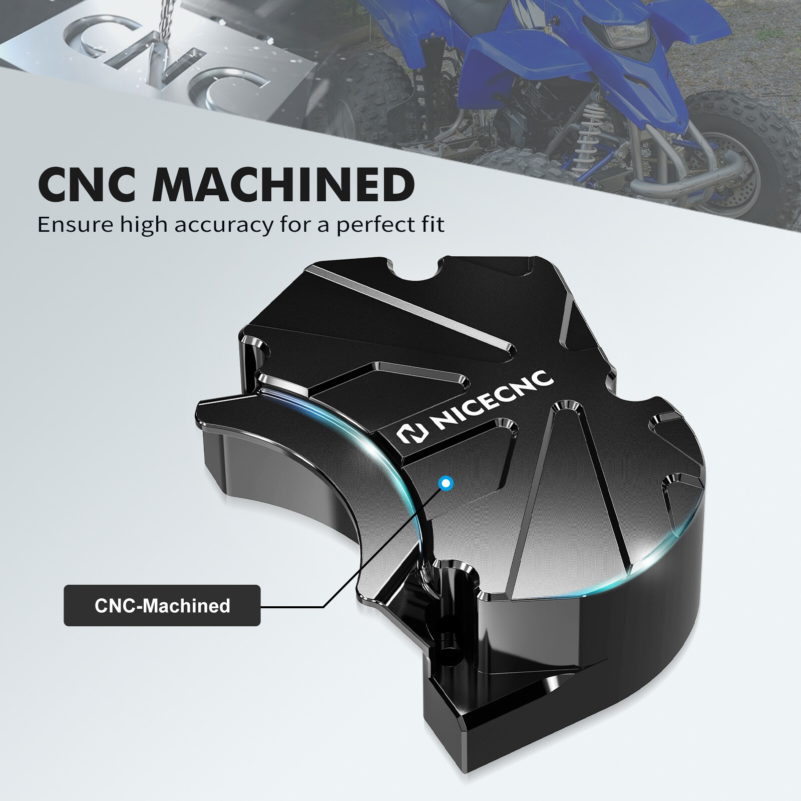 NICECNC Aluminum Oil Pump Cover Anodized For Yamaha Blaster 200 YFS200 1988-2006