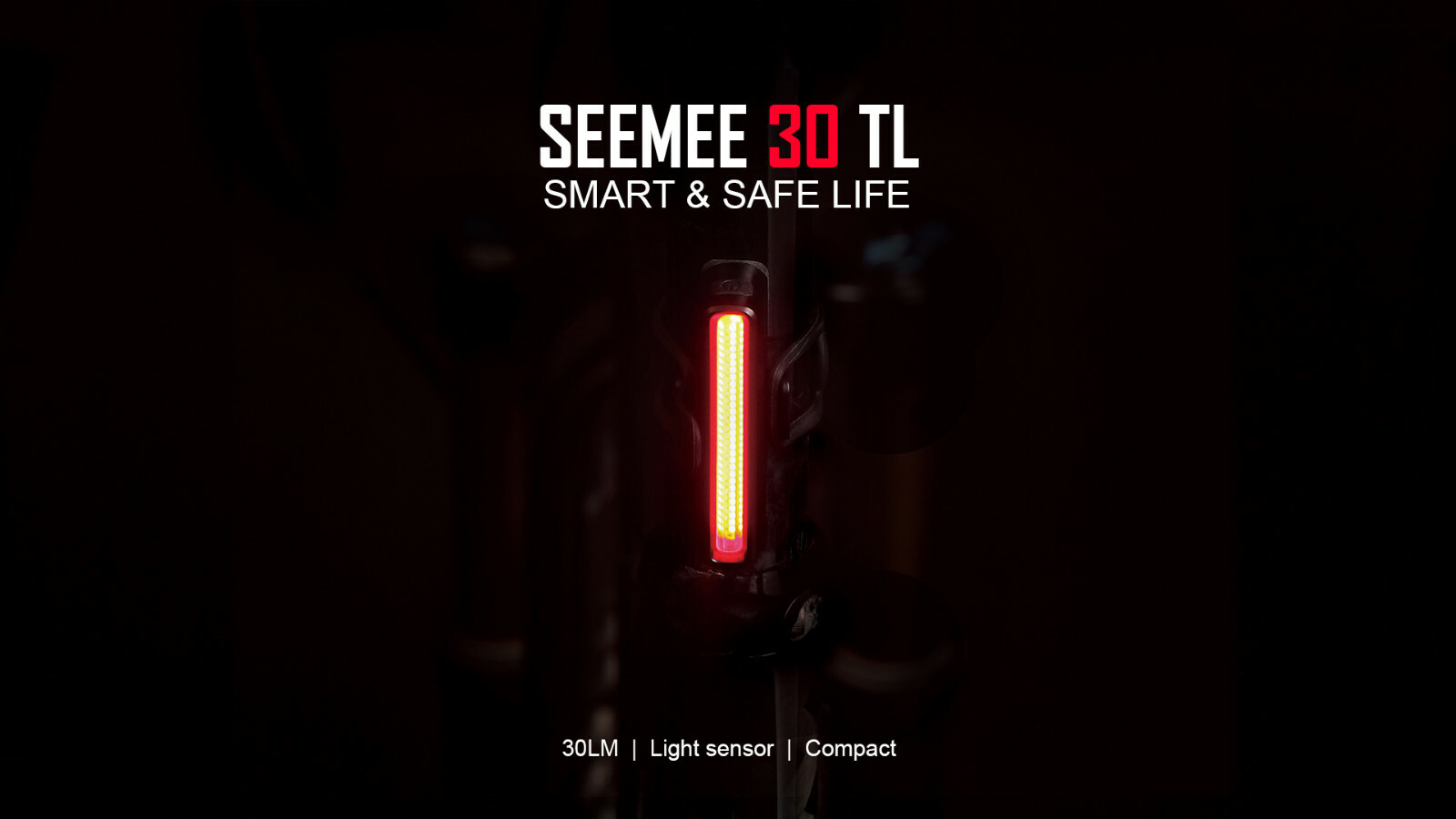 Olight Seemee 30 TL LED 30 Lumens Waterproof Rechargeable Bicycle Tail Light
