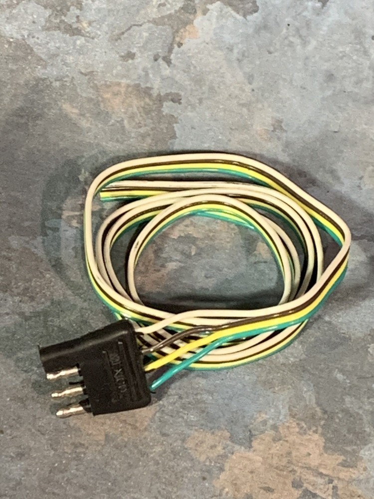 Trailer Side 4 Pin Replacement Wire ~ 15 “ Inch