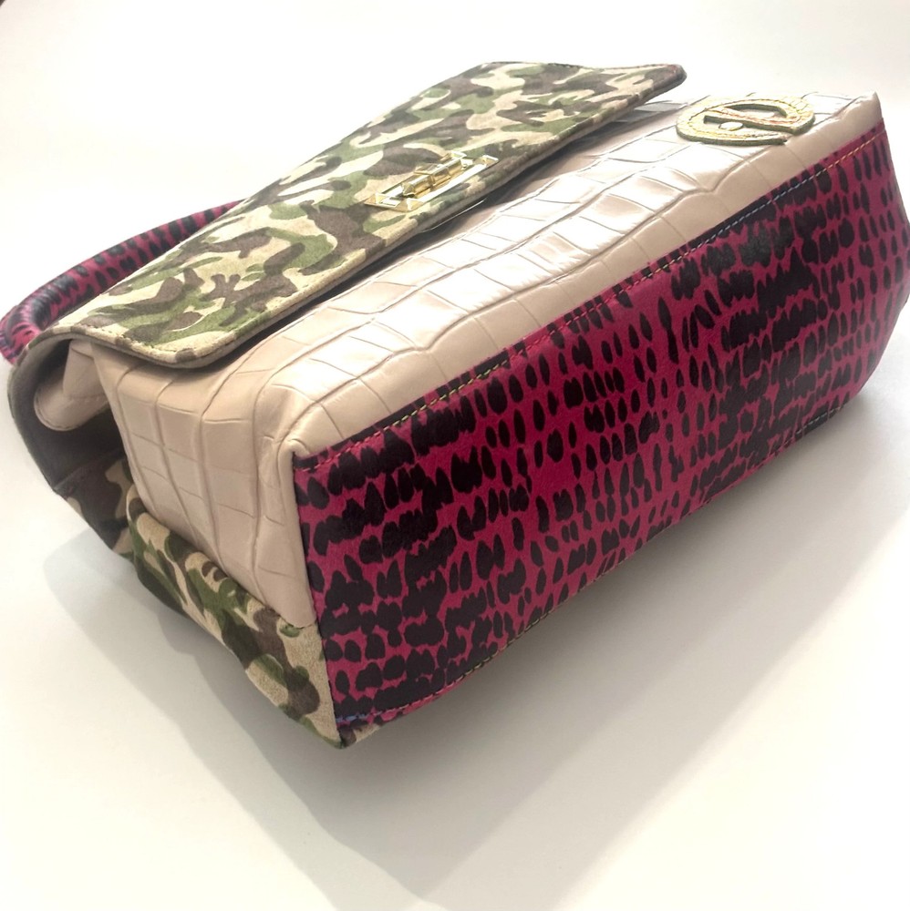 Prana 5 - Patchwork leather handbag