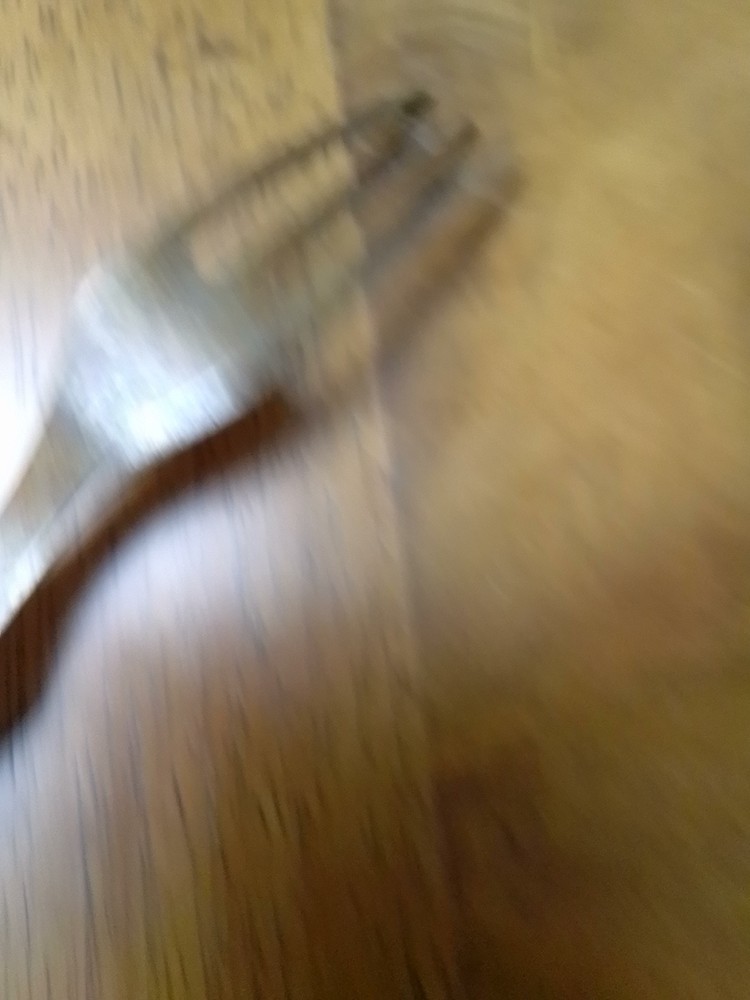 Antique Fork Civil War Era Three Prong Black