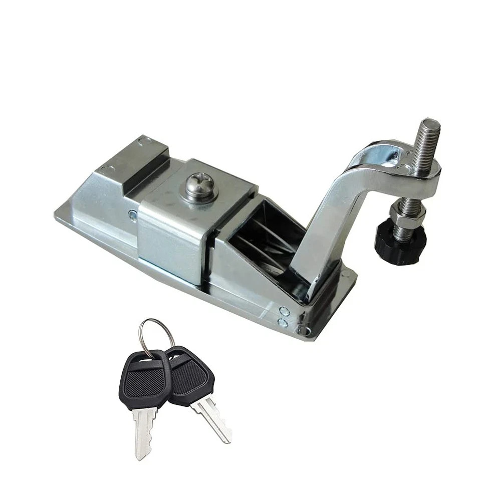 2 PCS Compression Latch Lock Trigger Zinc Alloy Adjustable Lever Flush Silver