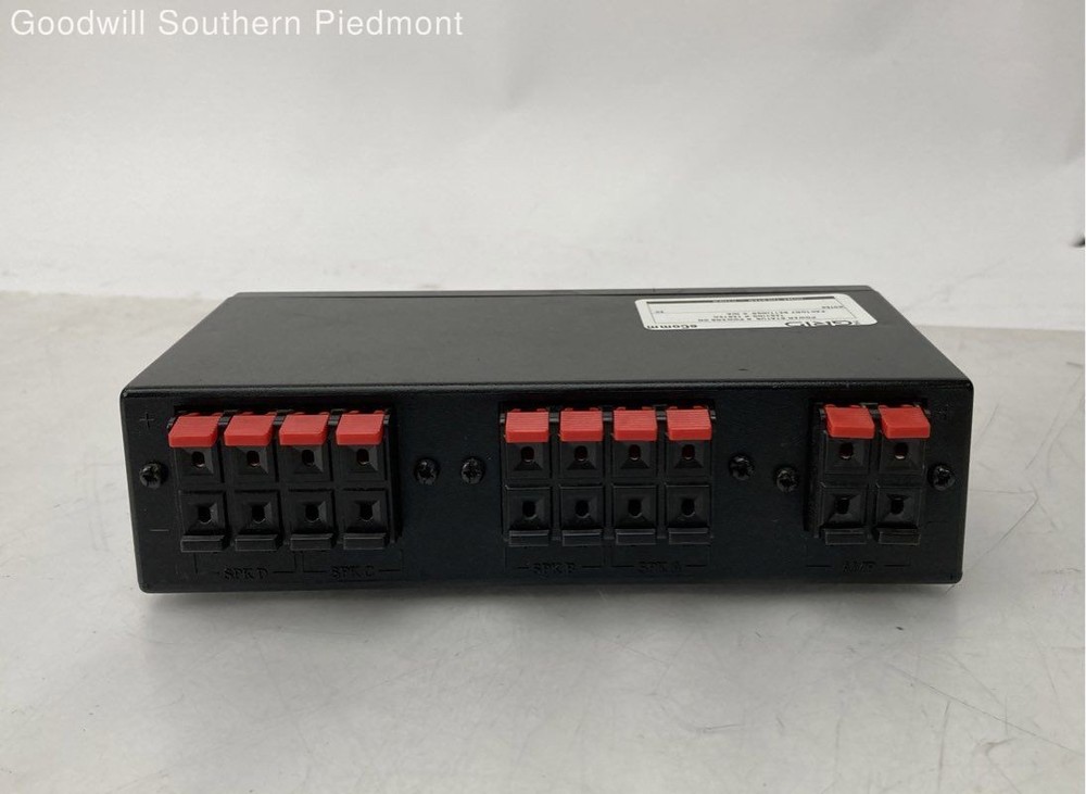 Radio Shack 40-137 4 Way Speaker Selector Switch - Tested