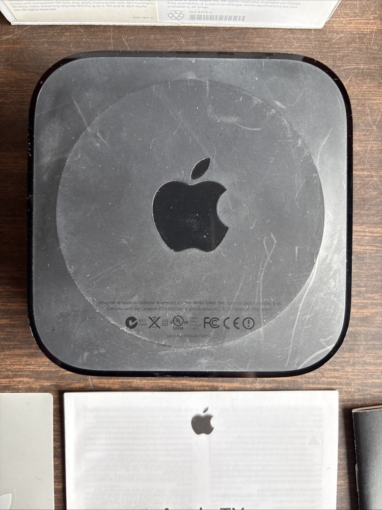 Apple TV (3rd Generation) HD Media Streamer - A1469 - Fully Functional