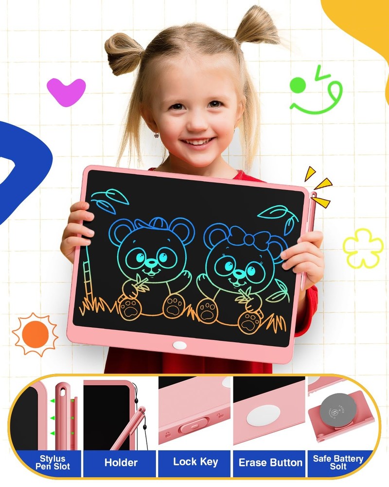 TEKFUN 16" LCD Writing Tablet Drawing Board - Easter Gift for Kids & Teens
