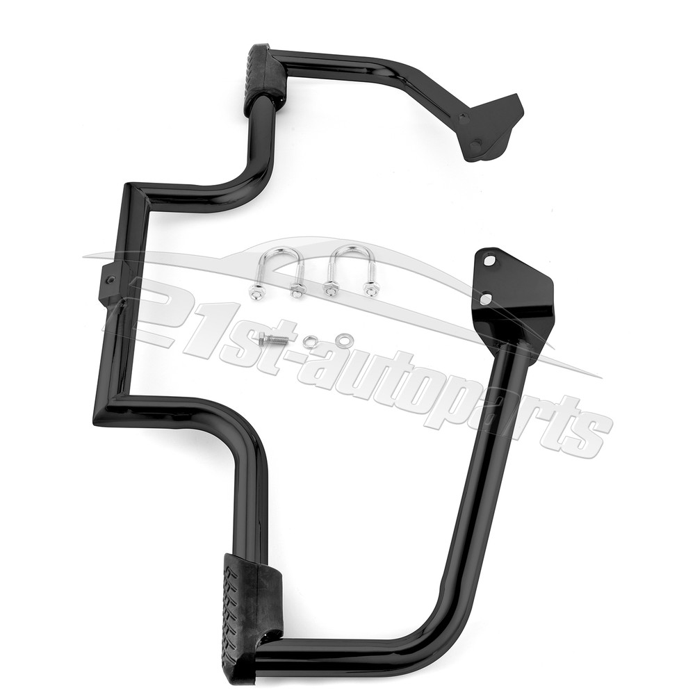 Black Highway Engine Guards Crash Bar for Harley Dyna Super Glide FXD FXDC FXDB