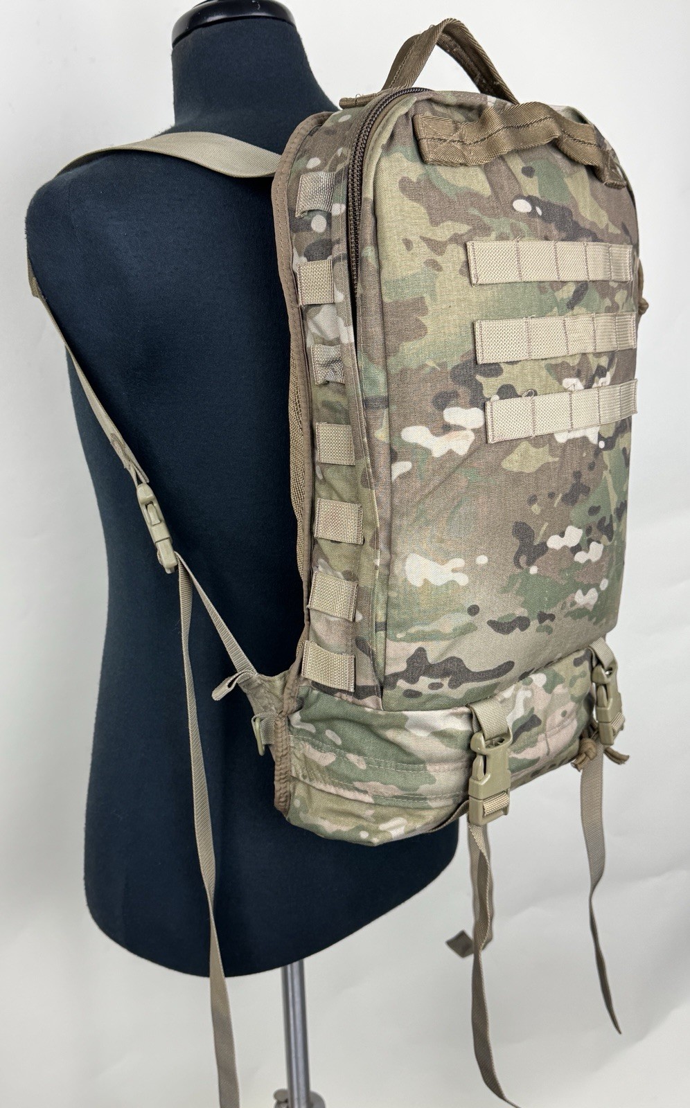 Multicam TSSI TACOPS M-9 Medic Aid Bag Backpack PACK ONLY USED Missing Parts