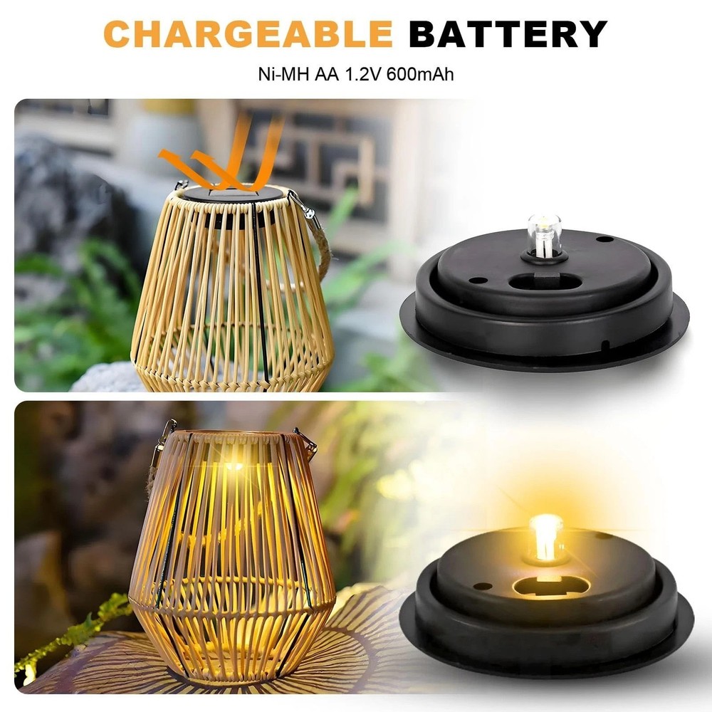 Solar Light Replacement Top 4 Pack Used to Replace Broken Solar Lantern Parts...