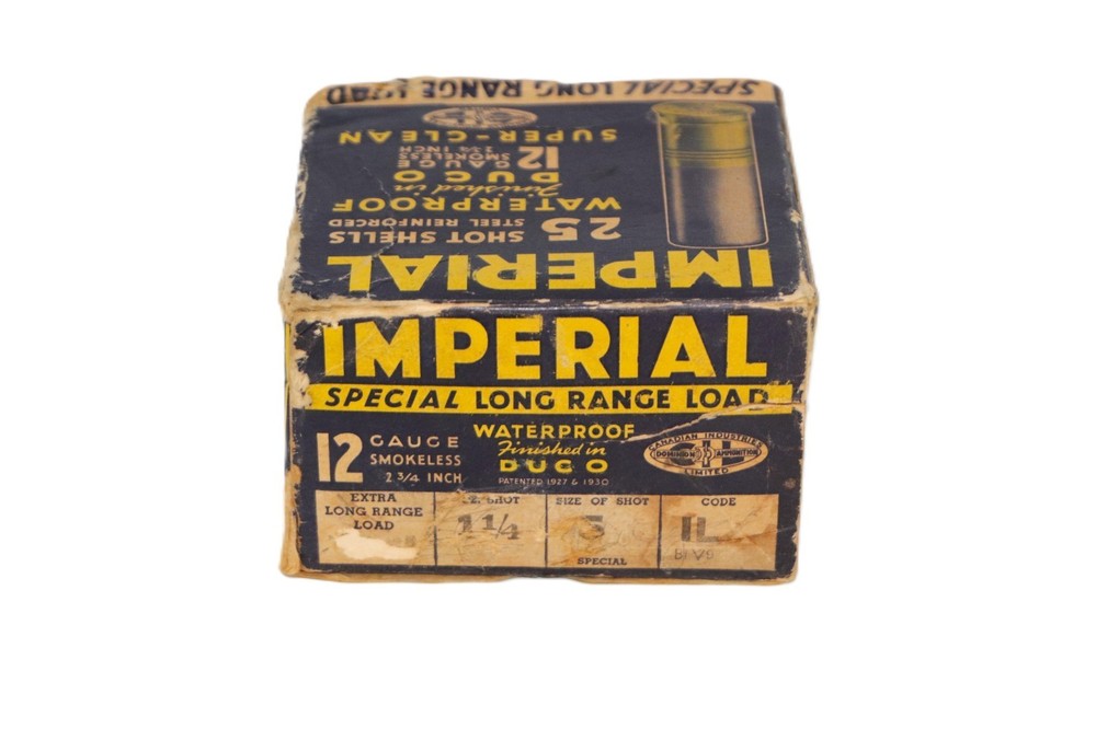 IMPERIAL by CIL 12 Gauge DUCO Long Range Load 1-Pc Shot Shell Box - Empty