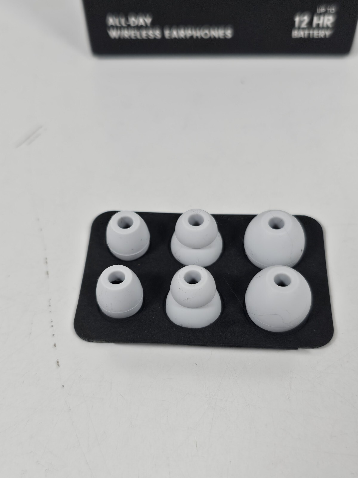 Rubber Ear Tips for  Beats by Dr. Dre Flex Wireless In-Ear Headphones - Gray