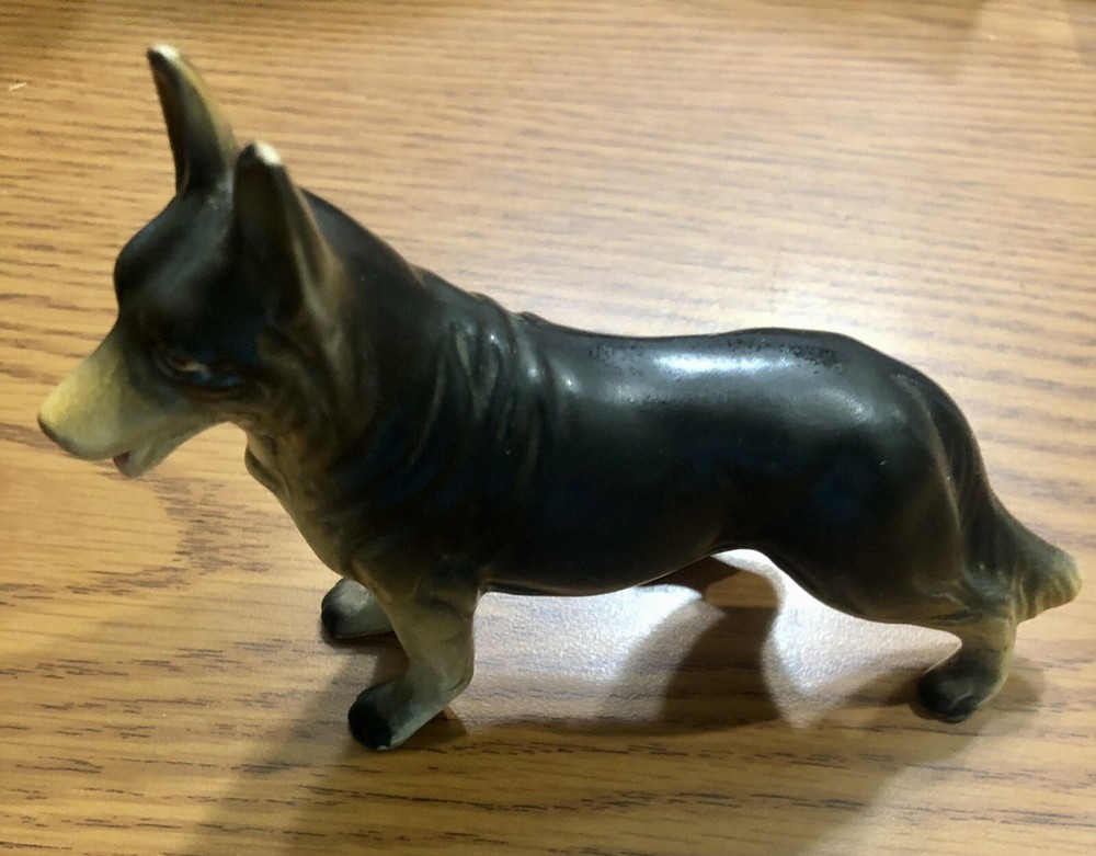 Vintage German Shepherd Dog Figure