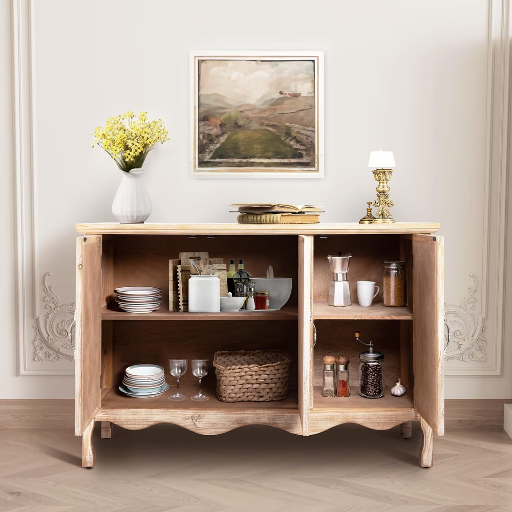 Mid-Century Buffet Cabinet With Storage