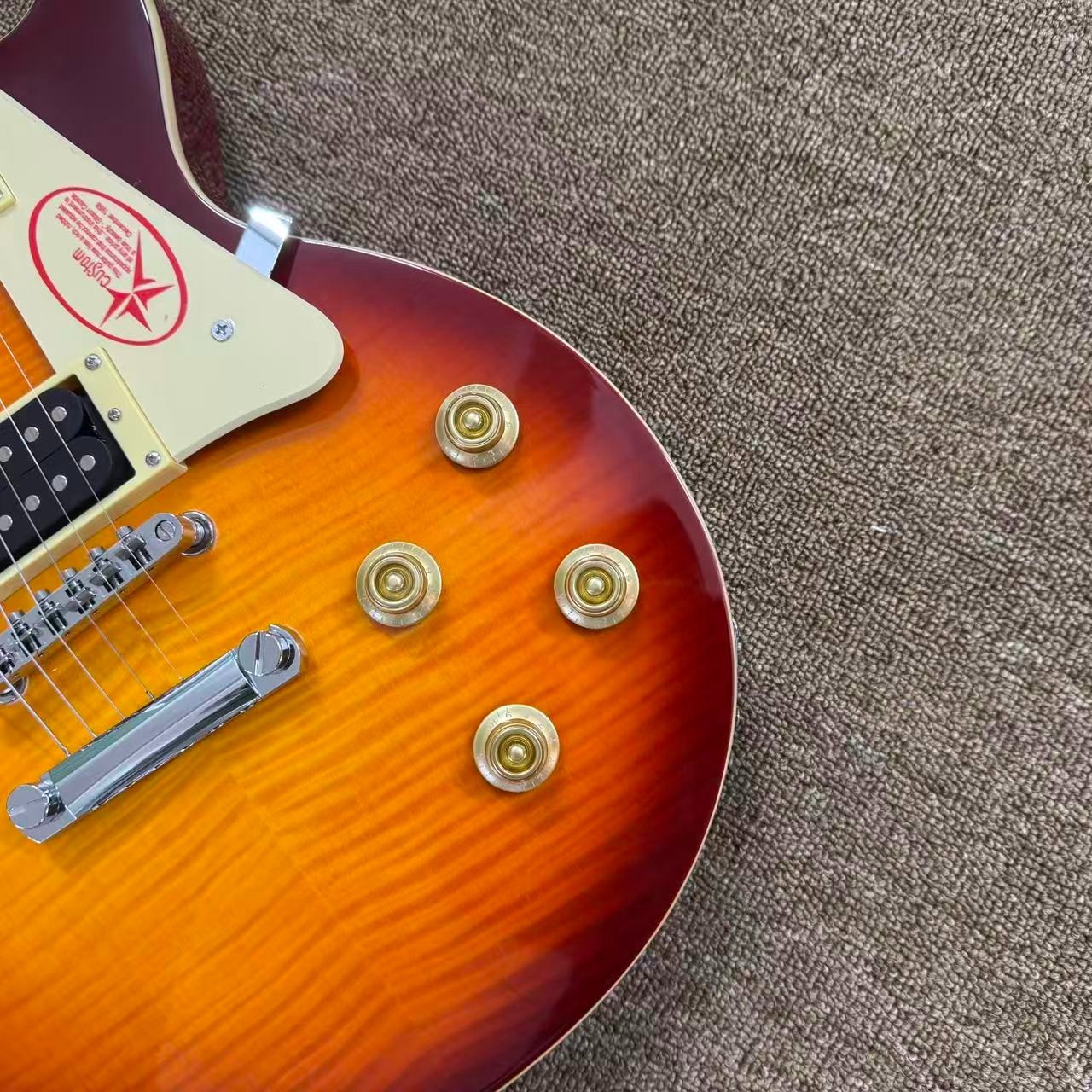 Jimmy page Electric Guitar Tiger Stripes 6 stings gitaar solid body chibson