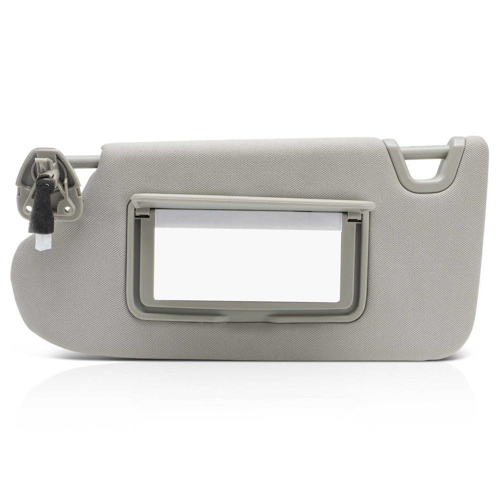 Gray Left Driver Side Sun Visor with Light & Mirror for Nissan Altima 2013-2018