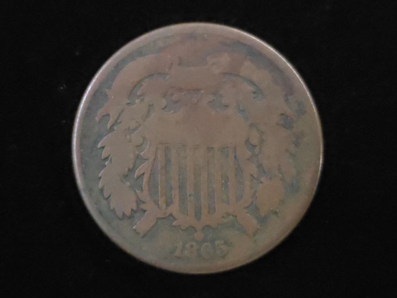 1865 Two Cents Good 11128