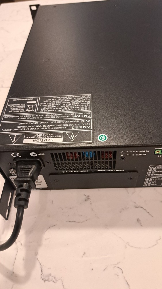 Усилитель мощности Electro-Voice CPS4.10 4x 1000 Вт, входное сопротивление 20 кО