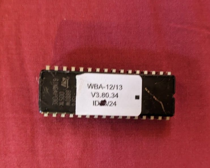 Software update JCM WBA-12/13 SS validator eprom colored bills V3.80.34 ID024