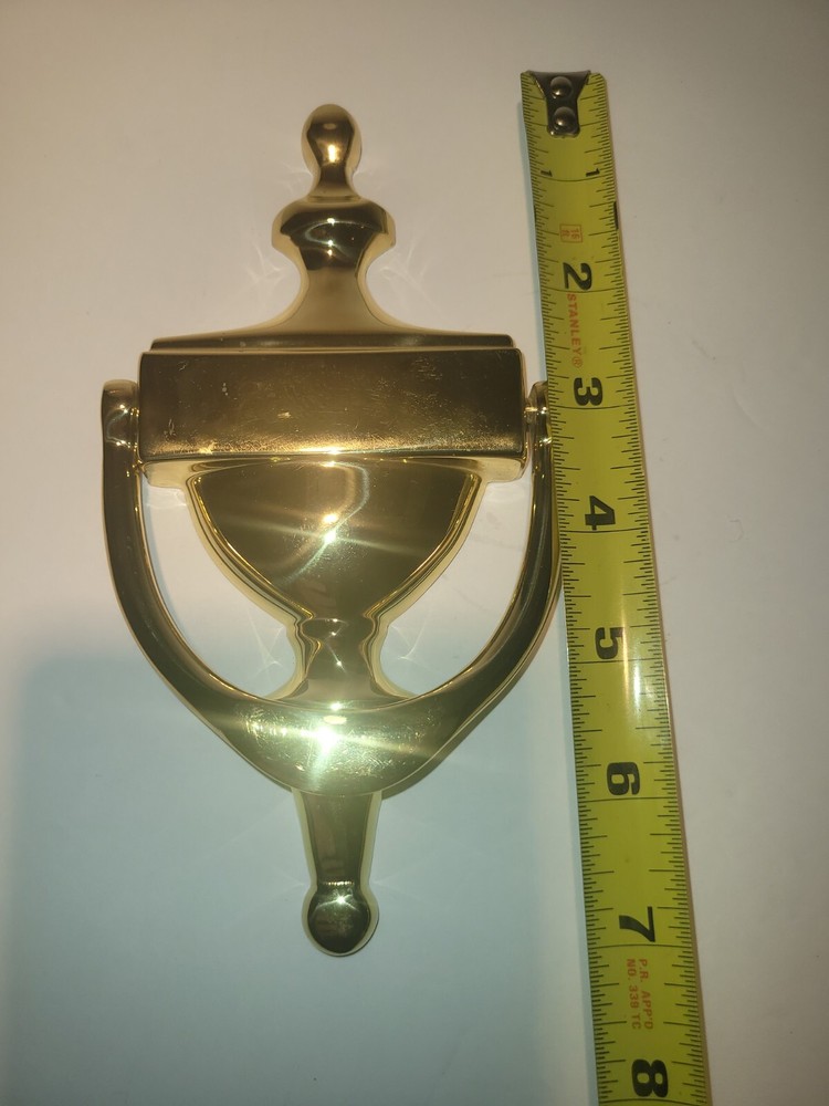 Vintage Baldwin Brass Solid Brass Door Knocker Colonial Style Nice!