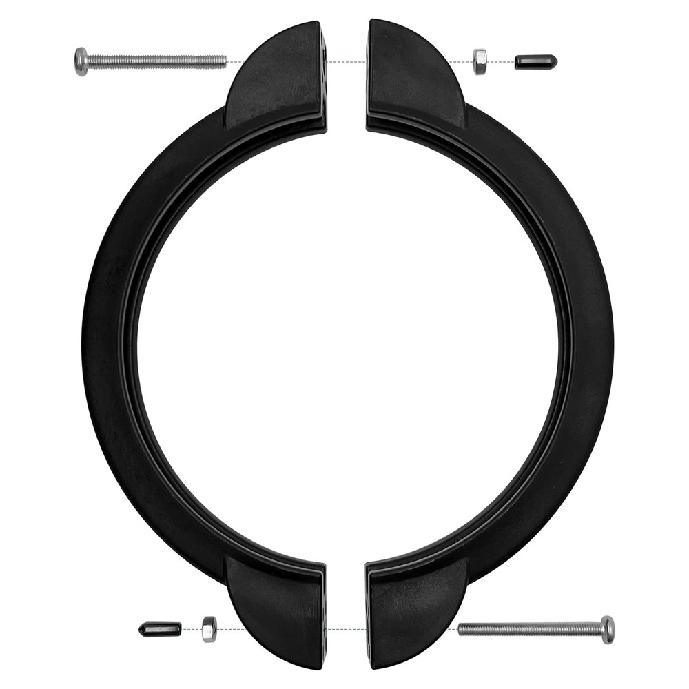 Pool Clamp Collar Ring Replacement Part with Screws，Compatible with Intex 12 & 1
