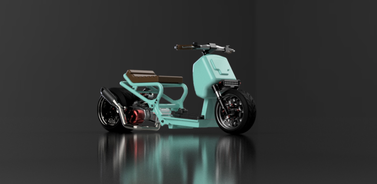 1:25-1:24 Scale Slammed Rukus Scooter Kit Resin printed