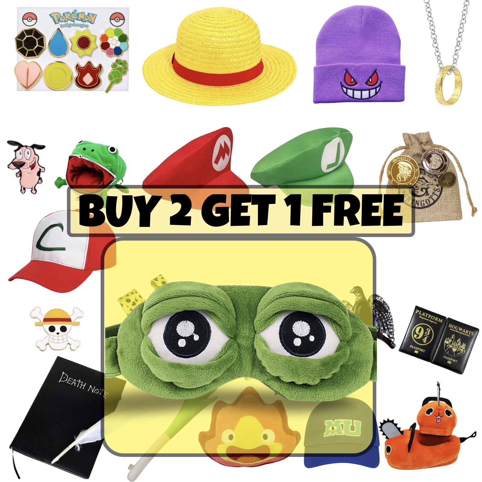 Pepe The Frog Meme Sad Eye Mask Cover Sleeping Rest Sleep Funny Comic Cosplay