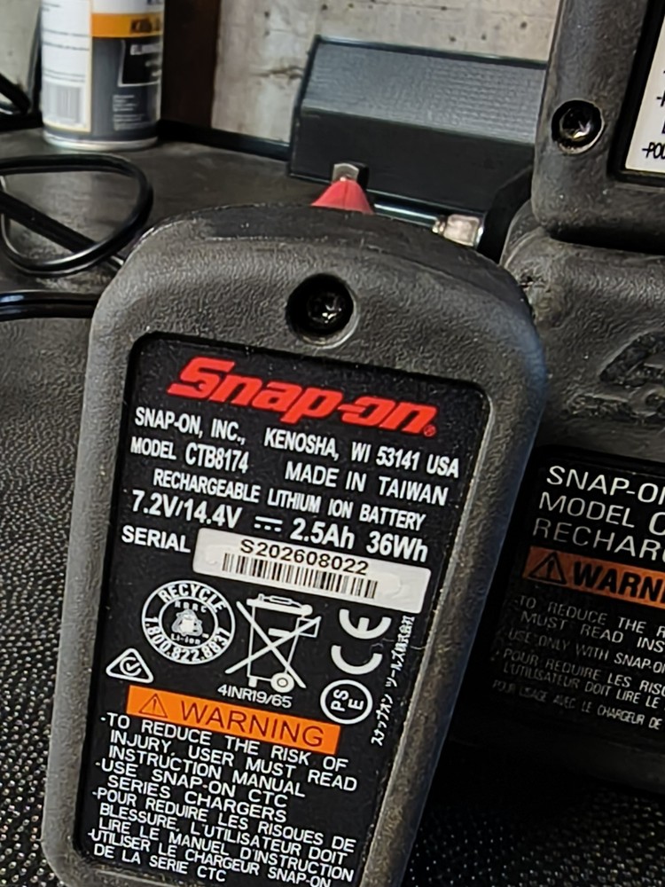 Snapon Impacts And Batteries