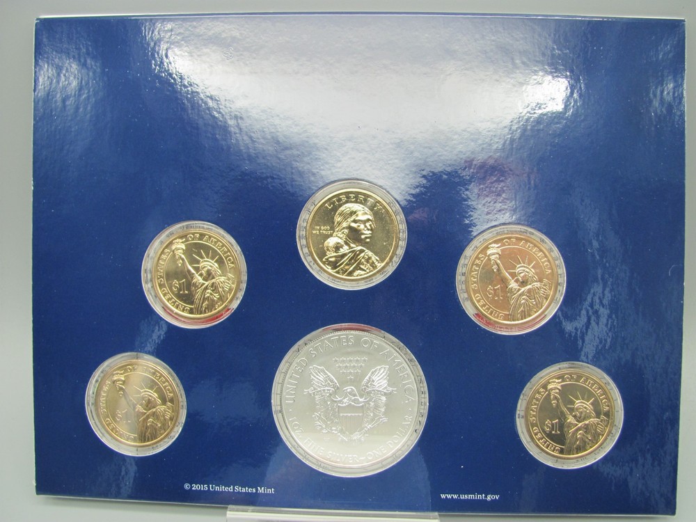 2015 US Mint Annual Uncirculated Dollar Coin Set