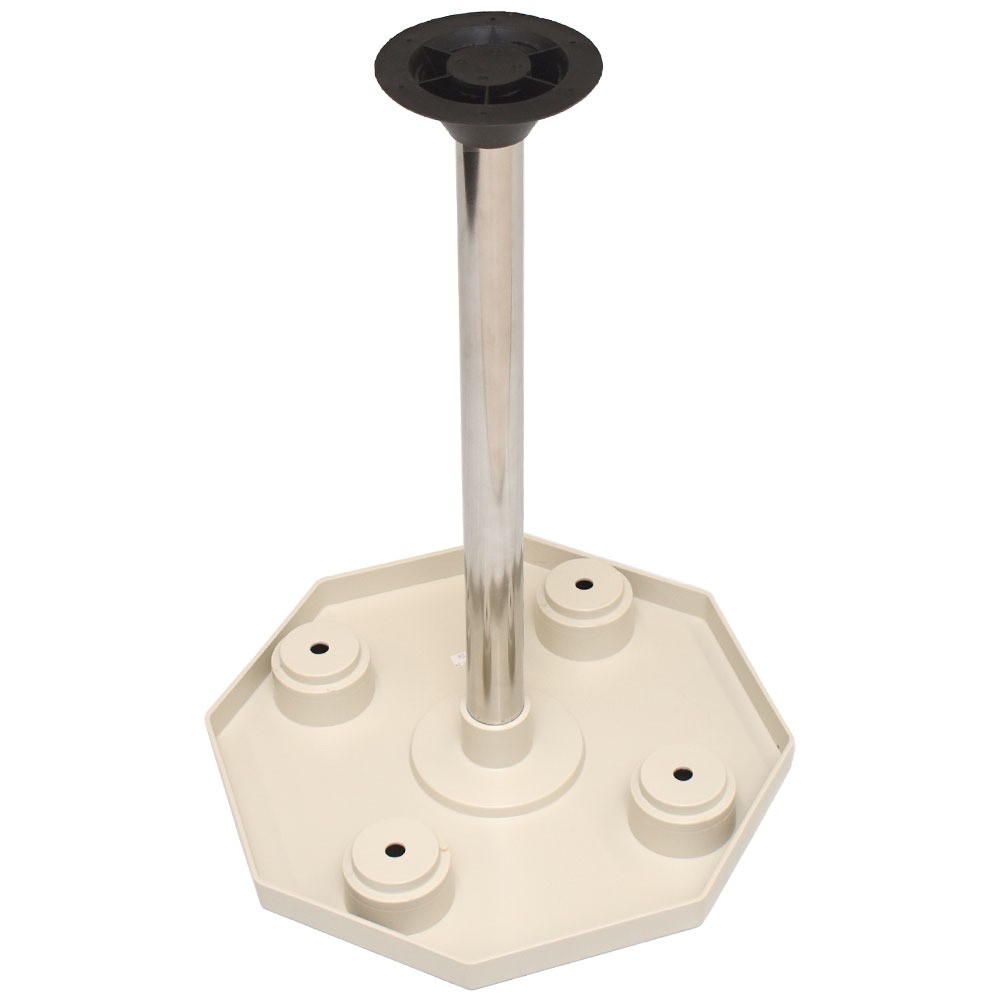 Detmar Boat Octagonal Table Kit 12-1109C | Ivory White Plastic