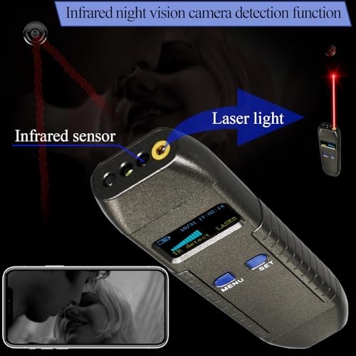 Hidden Camera Detector GPS Tracker Detector, RF Bug Sweeper Listening Device