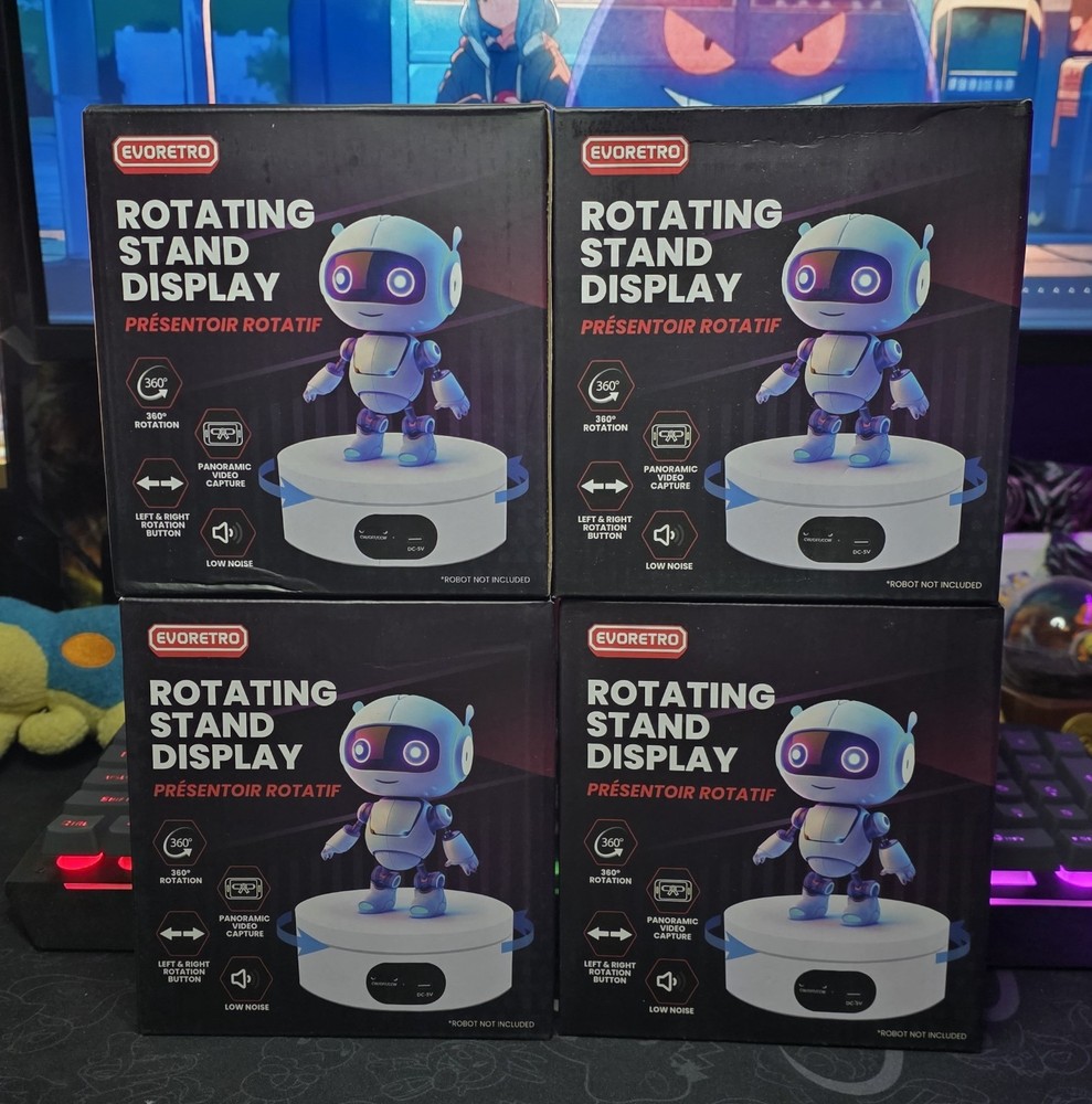 360 Degree Automatic Rotating Display