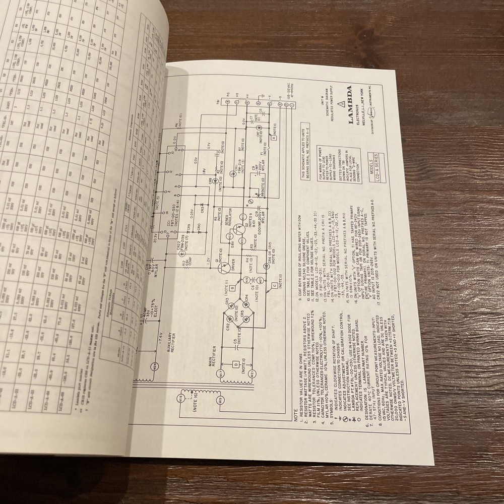 Lambda LCD-A Series Regulated Power Supplies Prefix A-E Instruction Manual