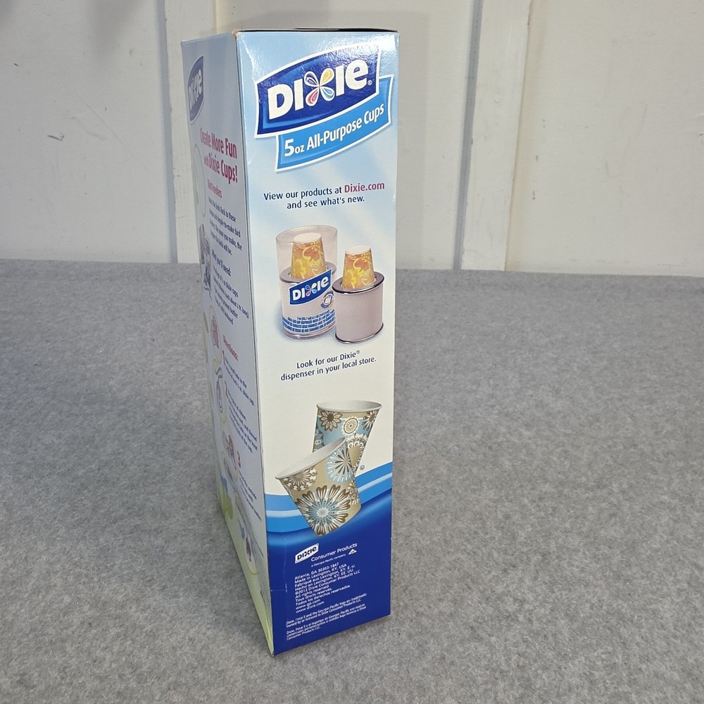 Dixie Everyday 5 oz Cups 100 Ct Disposable 4 Designs Multipurpose