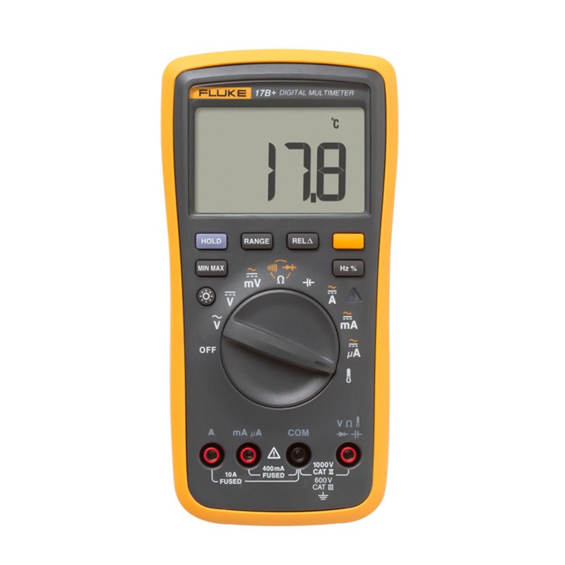 Fluke 17B+ Multimeter Digital Voltmeter Ammete Professional Electrical Testing