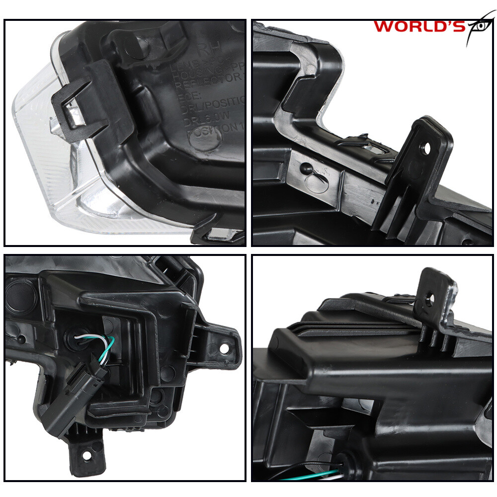 Fit For 2016 2017 2018 Chevy Malibu Front LED Fog Lights Bumper Driving Lamps