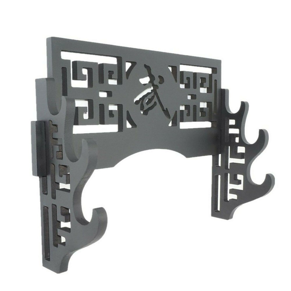 Hollowing Katana Samurai Sword Holder Stand Wall Mount Rack 武 Pattern 1~4 Tier