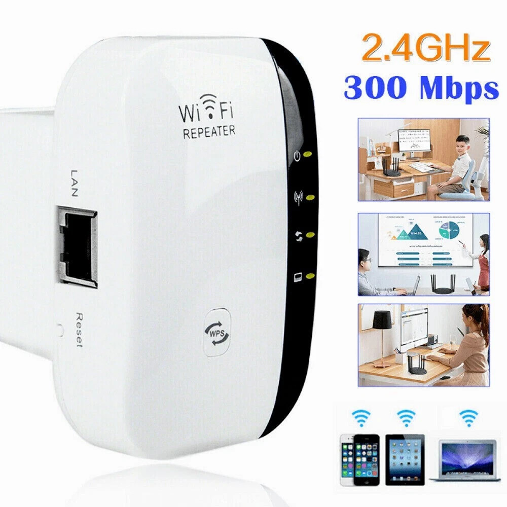Super Boost WiFi Range Extender, 2.4G Network WiFi Repeater Wireless Router