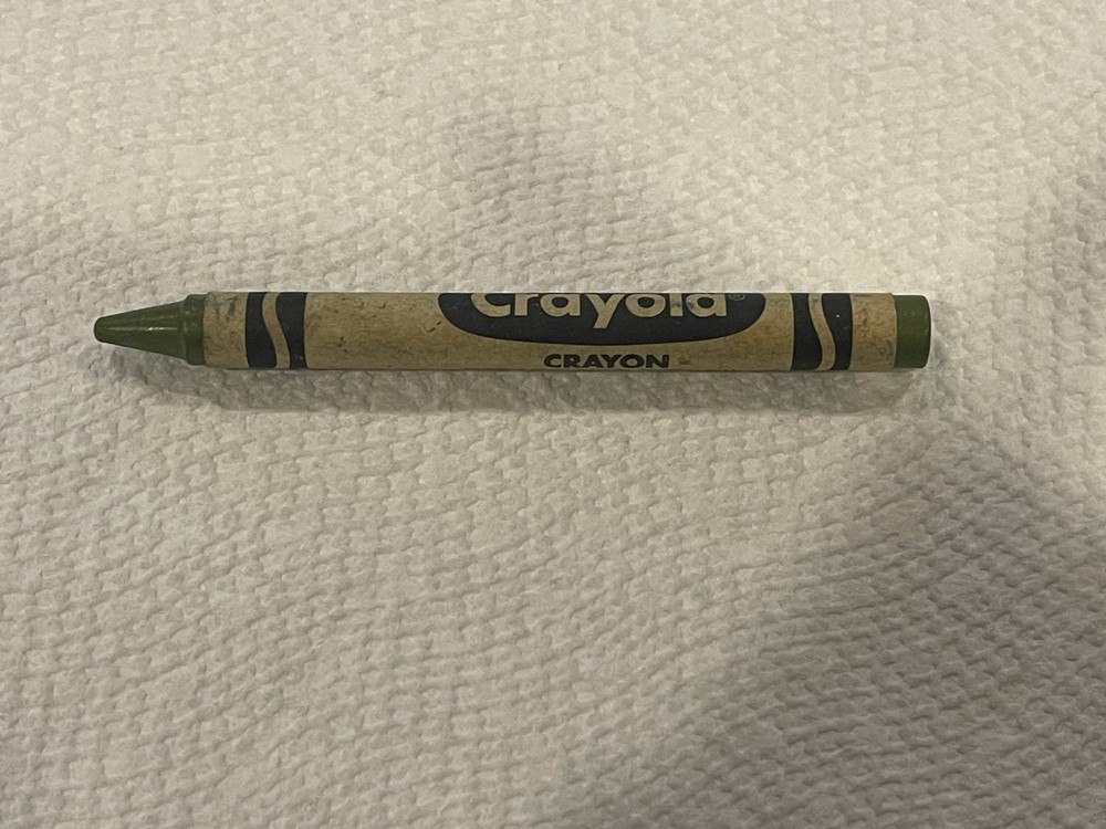 Crayola Binney & Smith Olive Green Crayon