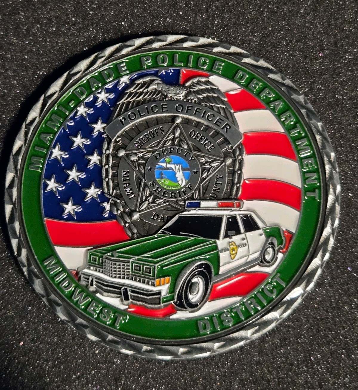 Miami-Dade Police Station 3 Armory challenge Coin