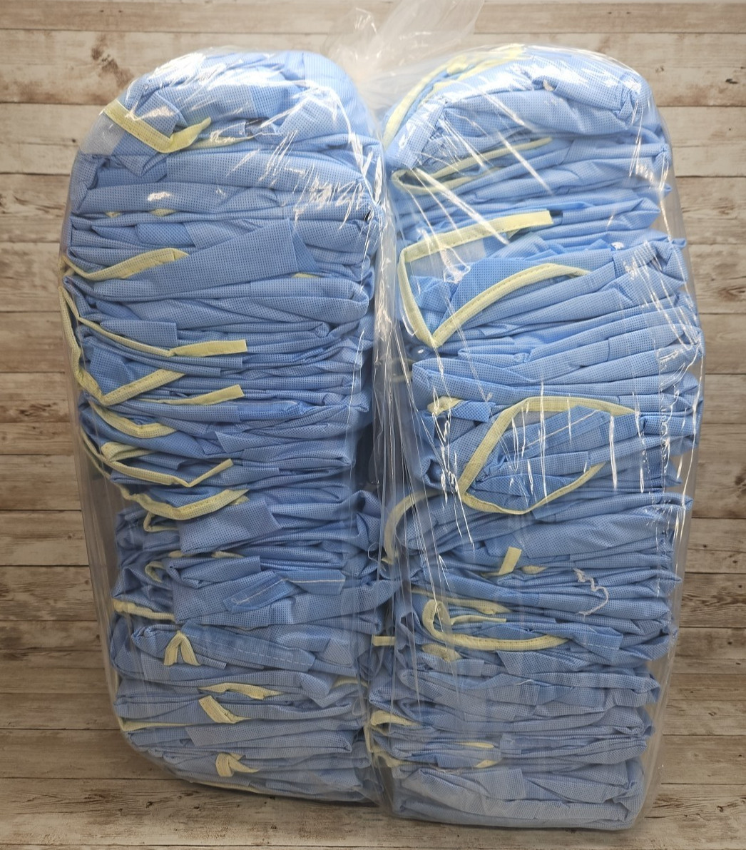 Halyard Surgical Gown Ultra With Polypropylene Fabric Size: LARGE *48-Pieces*