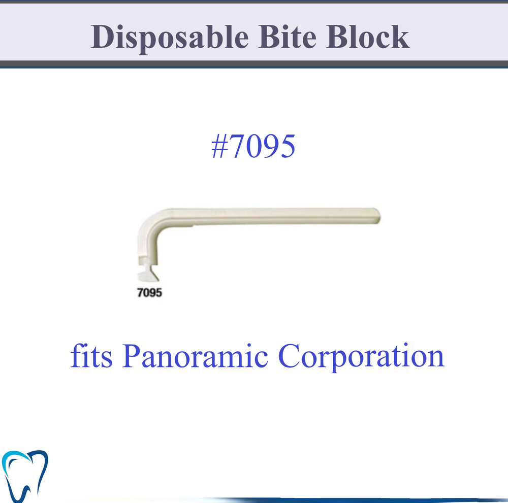 Panoramic X-ray Machine Disposable bite blocks All Models, Gendex, Belmont, 7095