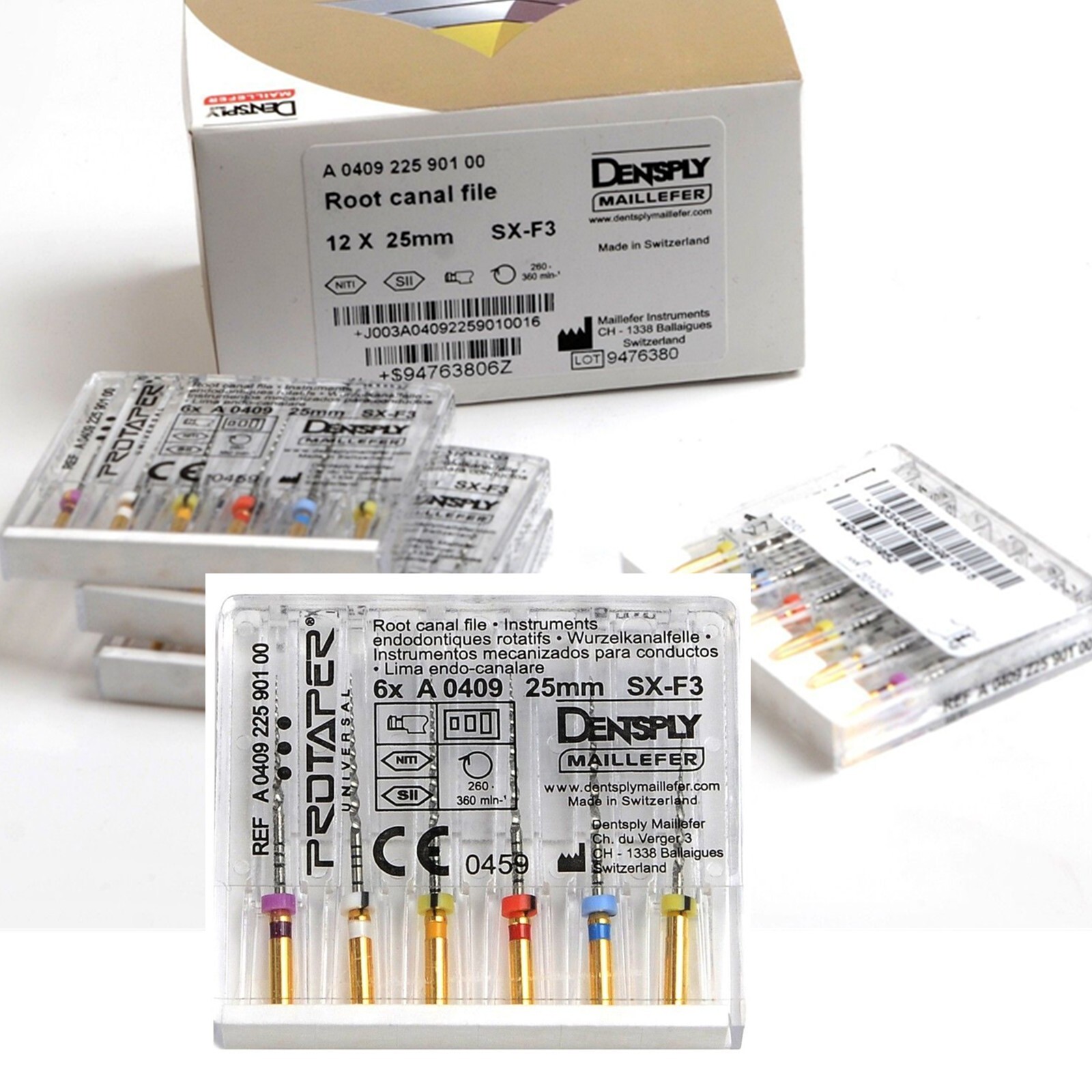 Dentsply Rotary ProTaper Universal Engine NiTi Files (1 Pack)