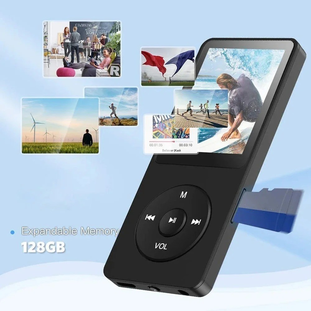 Type-C Port MP3 Bluetooth Player Fast Charging 5.4 Bluetooth Version Running