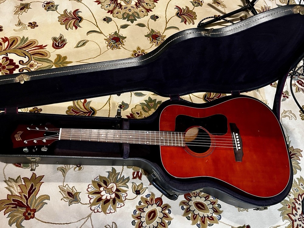 1974 Guild D25M Arch Back Relic Mahogany