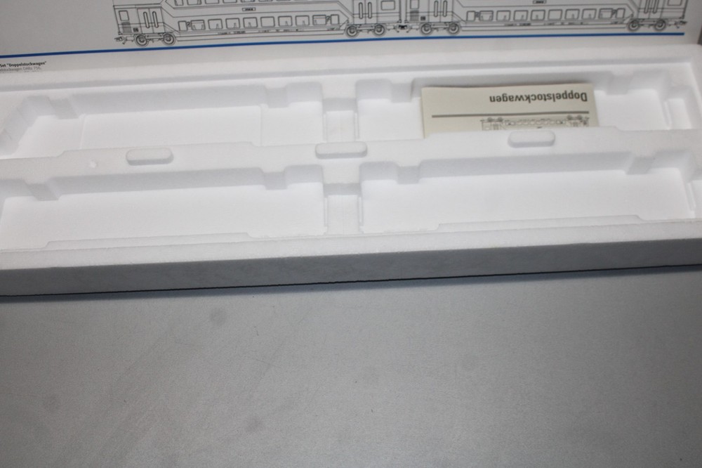 Märklin empty box 43580 for the two-level car - H0 scale set