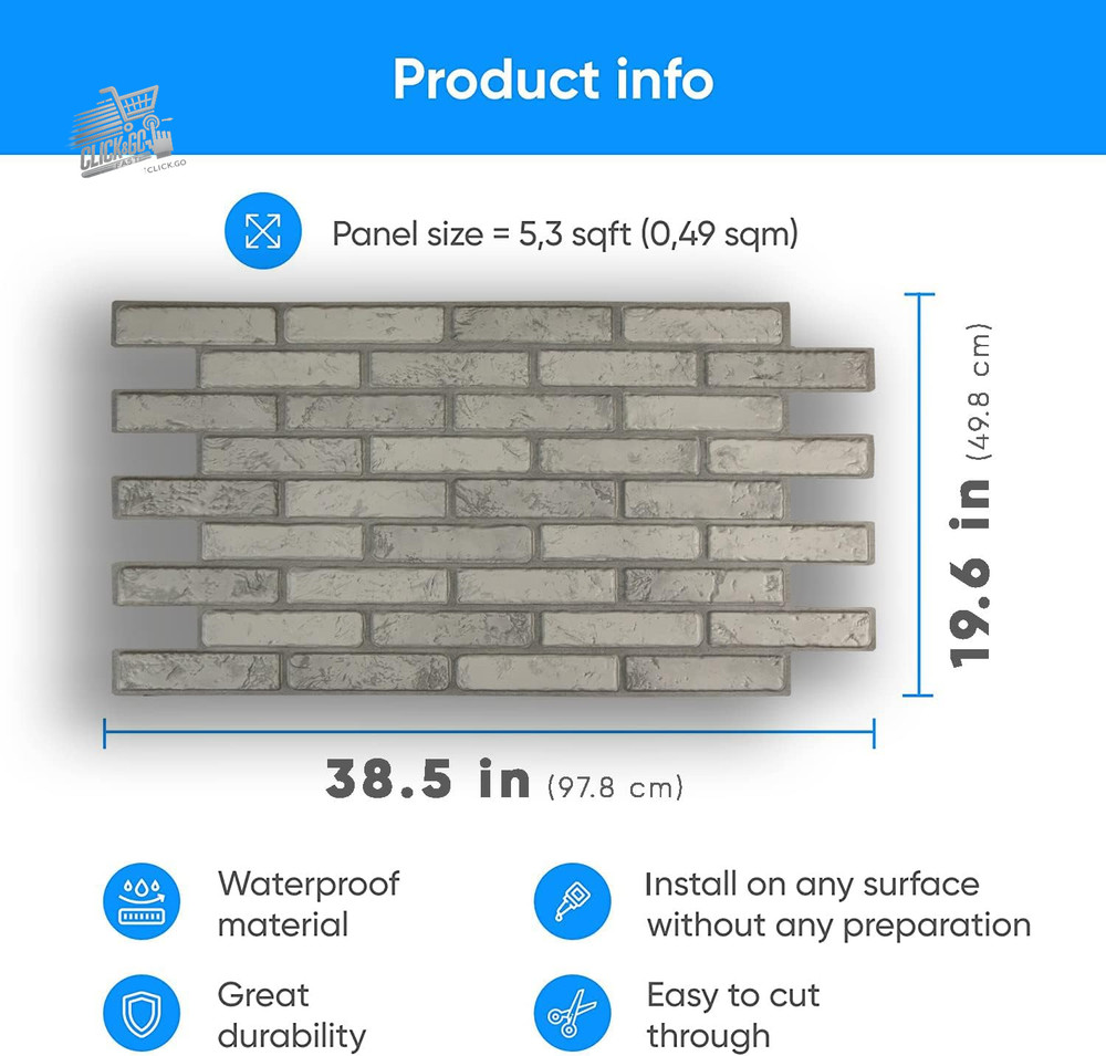 - 3D Wall Panels for Interior Wall Decoration Non Adhesive Thin Ed