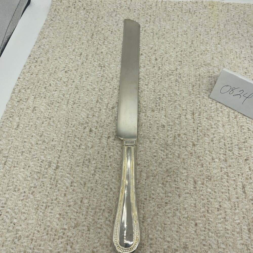 14” Silver Tone Wedding Cake Knife